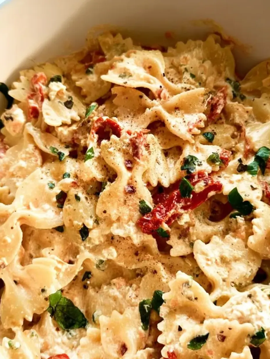 A bowl of pasta with red sauce.
