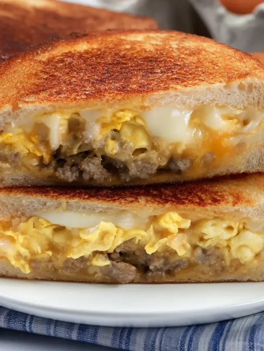 A sandwich with meat and cheese on a plate.