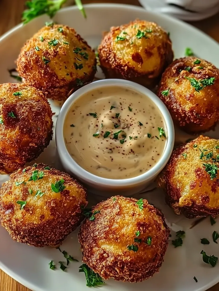 A bowl of dipping sauce with a spoon.