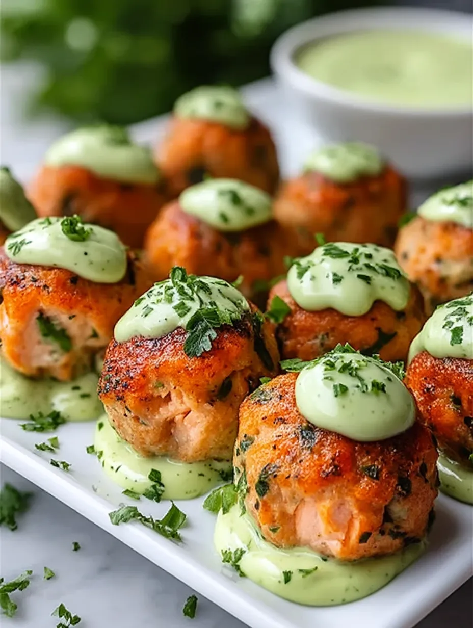 A plate of meatballs with sauce.