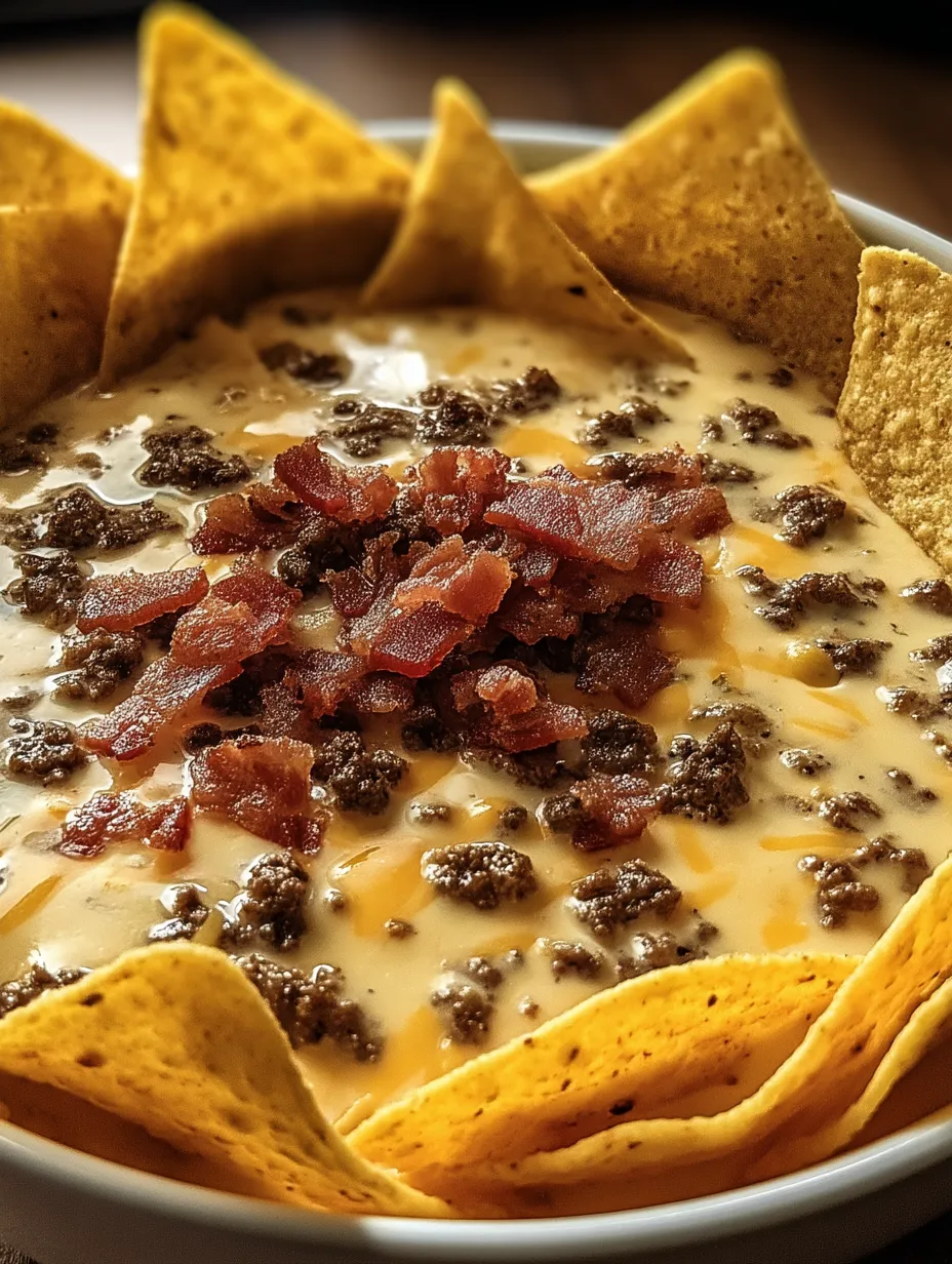 A bowl of chili with bacon bits on top.