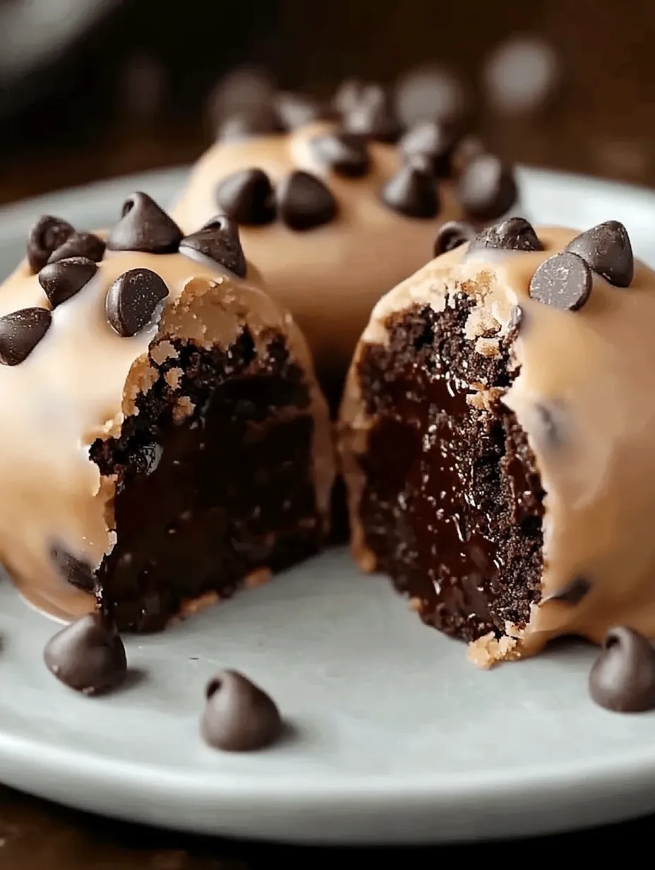 A chocolate cake decorated with chocolate chips on the top.