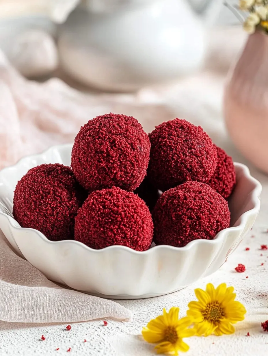 A bowl of red candy.