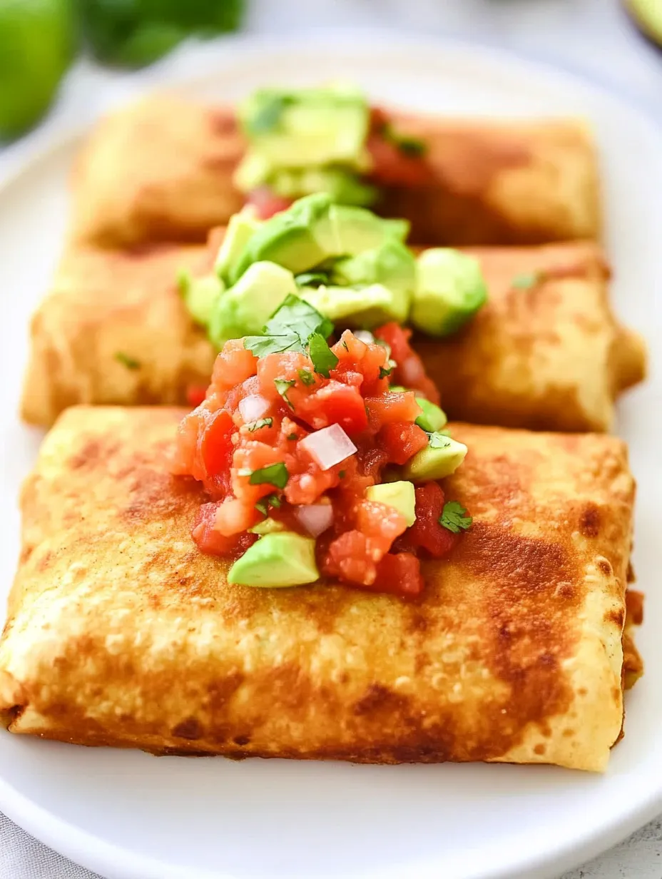 A plate of food with salsa on top.