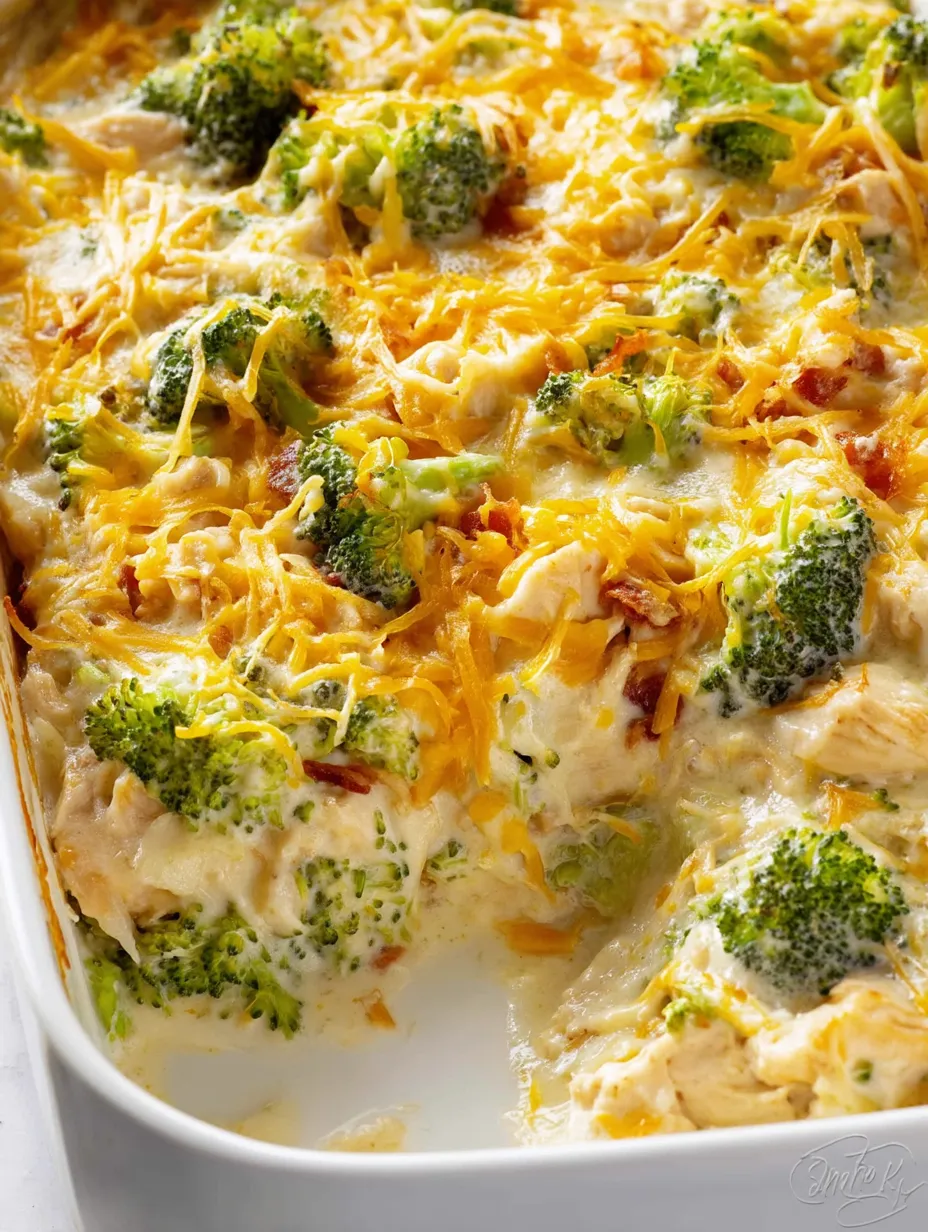 A dish of chicken and broccoli.
