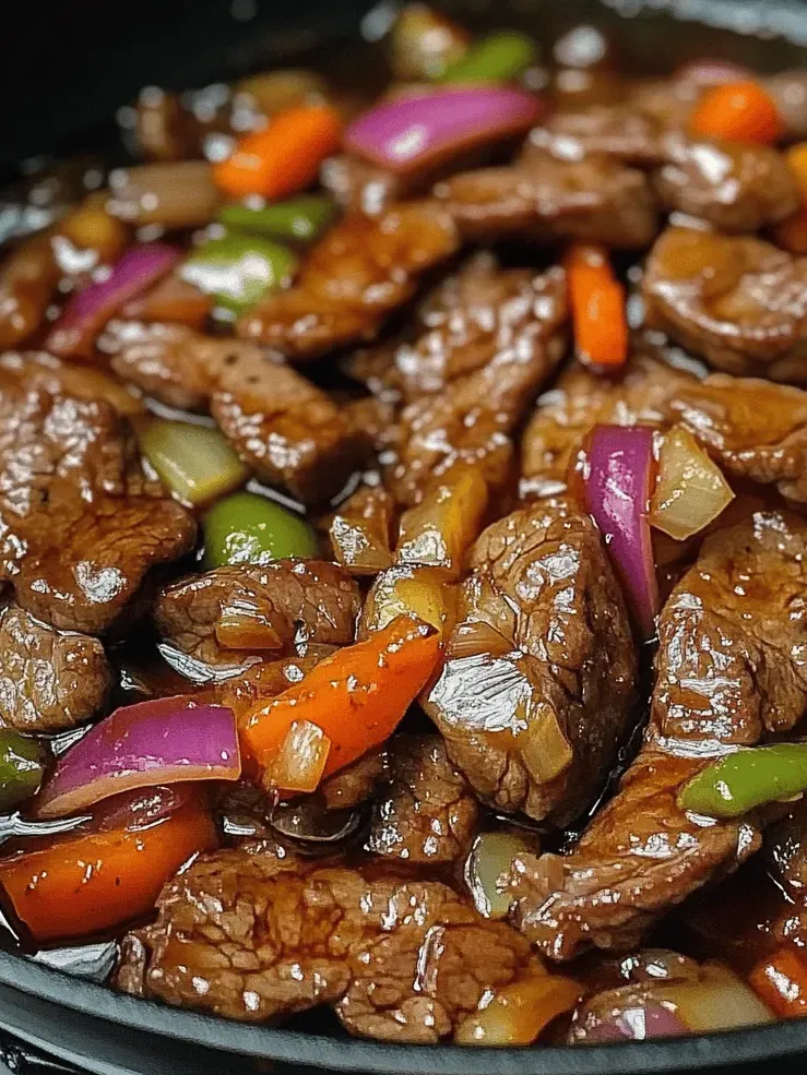 A bowl of beef and vegetables.
