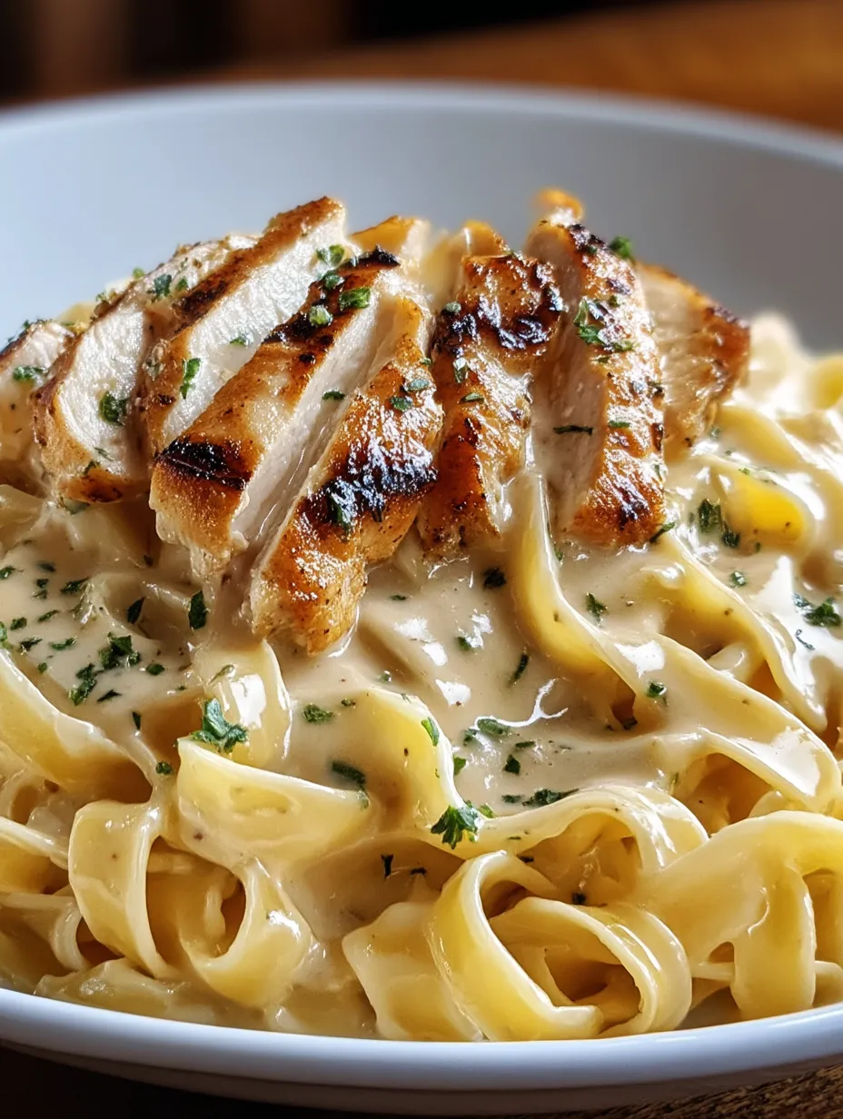 Chicken and noodles on a plate ready to eat.
