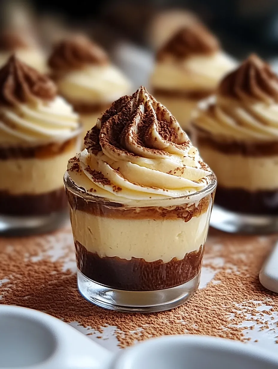 A bite-sized dessert with chocolate flakes on top.
