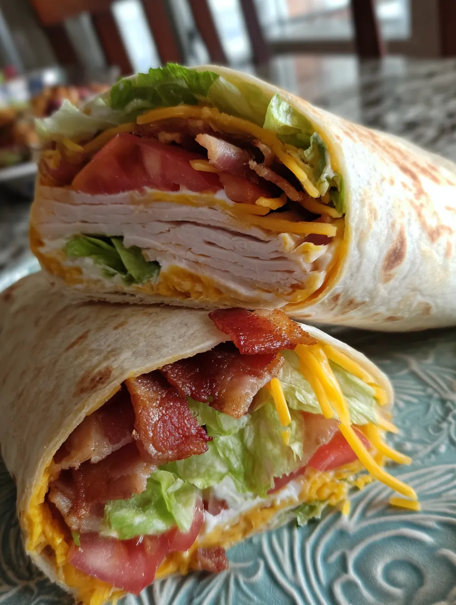 A sandwich filled with lettuce and crispy bacon.