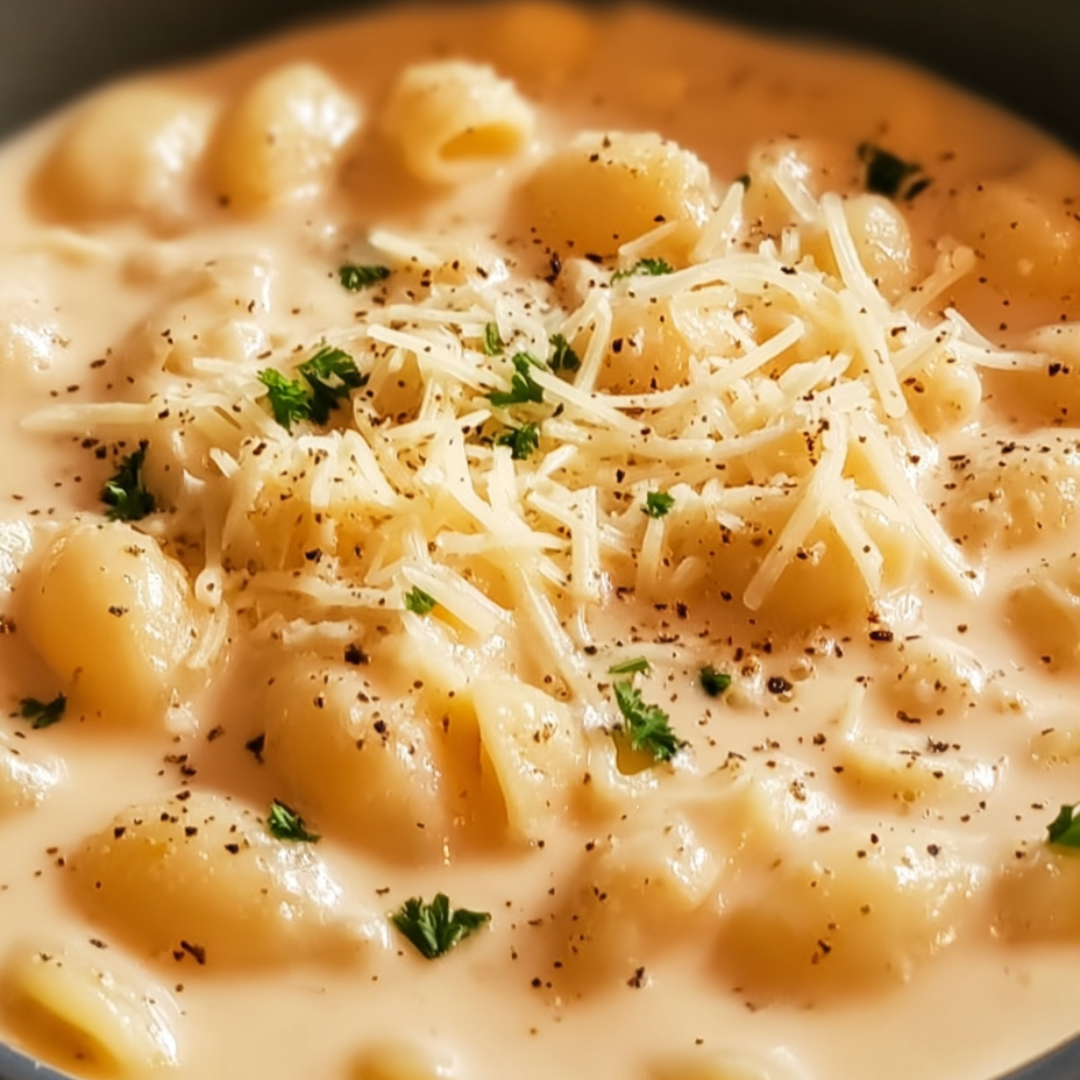 A bowl filled with cheesy macaroni.