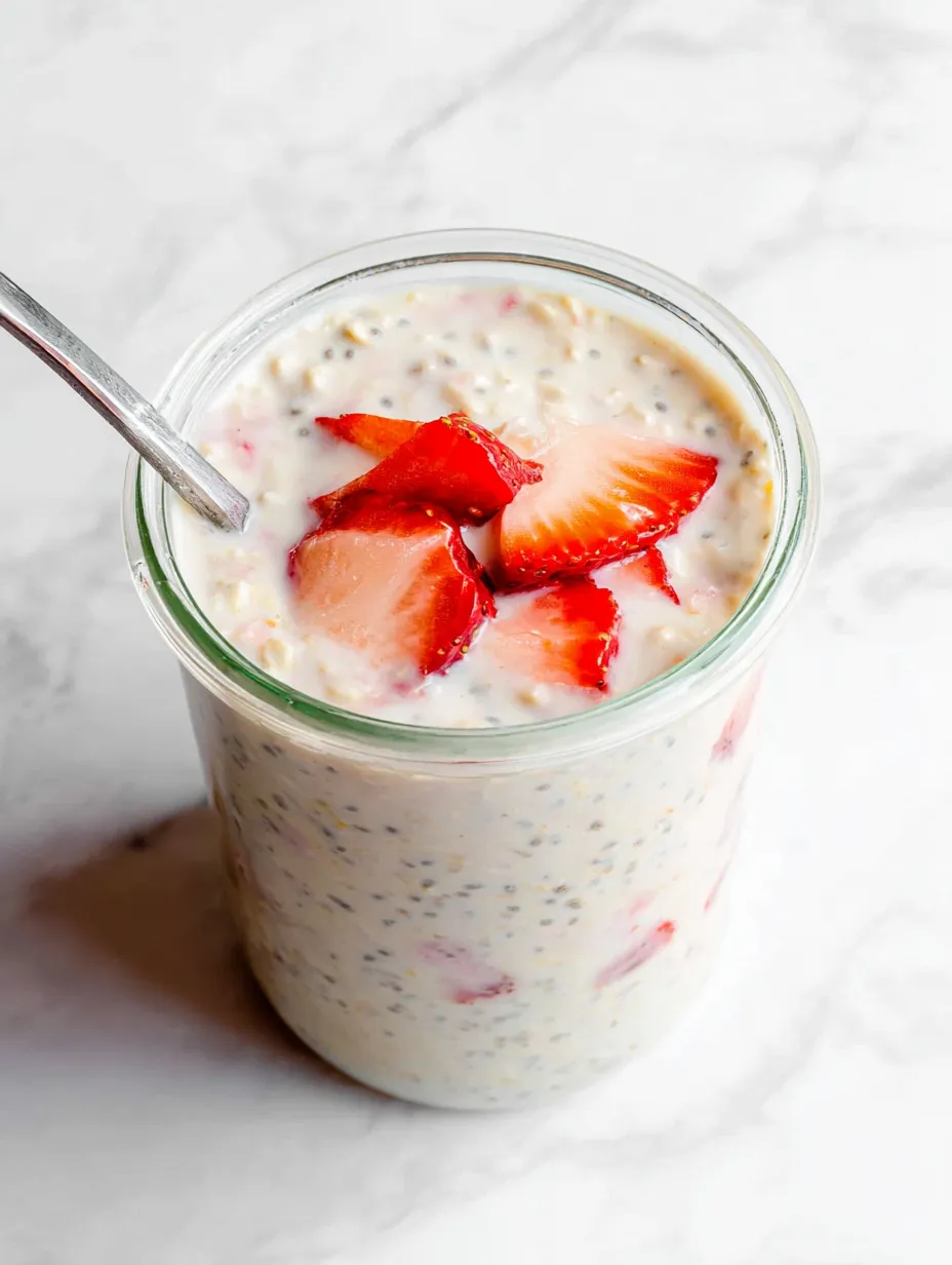 Glass packed with yogurt and fresh berries on top.