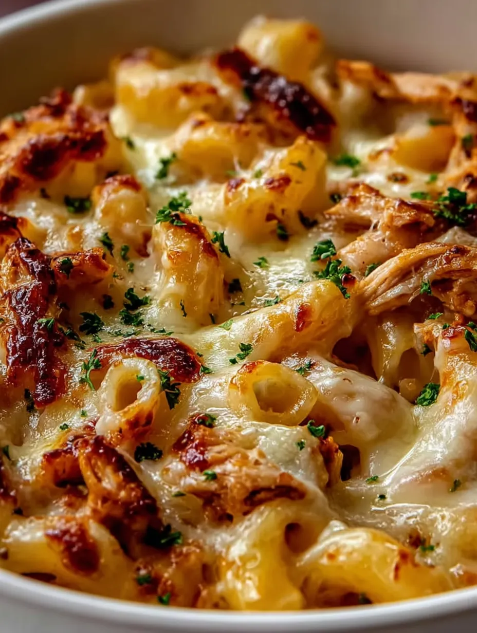 A close up of a delicious pasta dish.