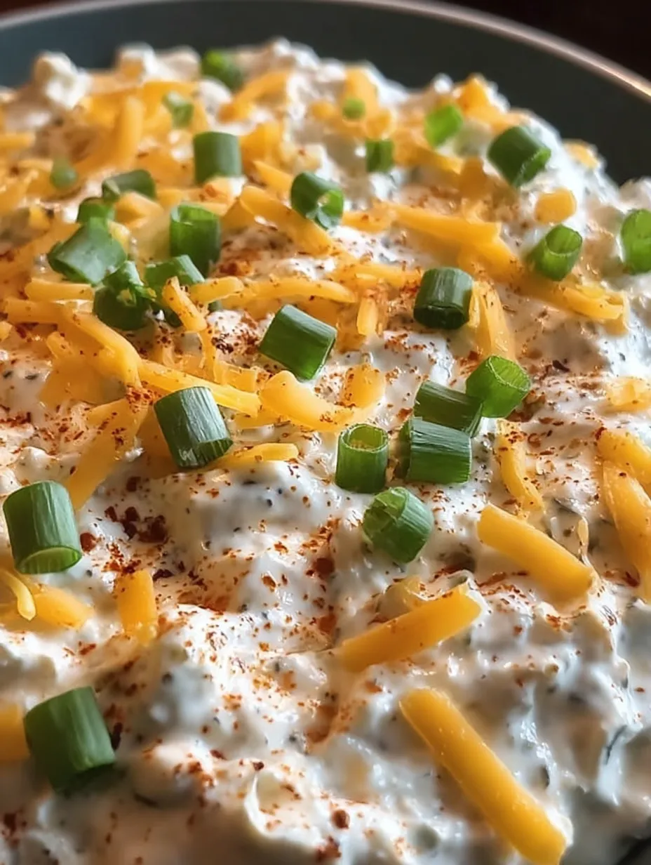 A dish with cheese and green onions.