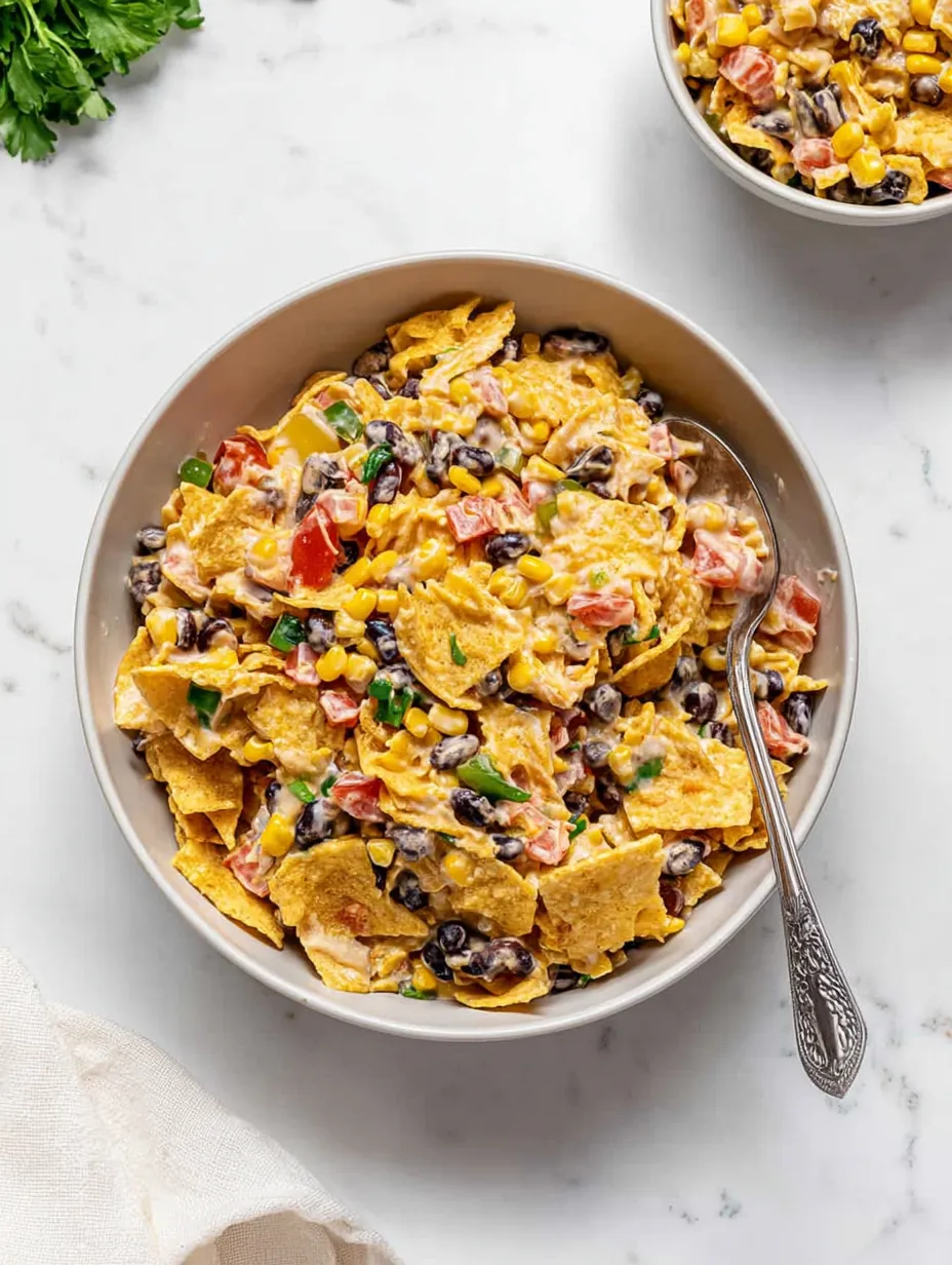 A bowl of food with a spoon in it.