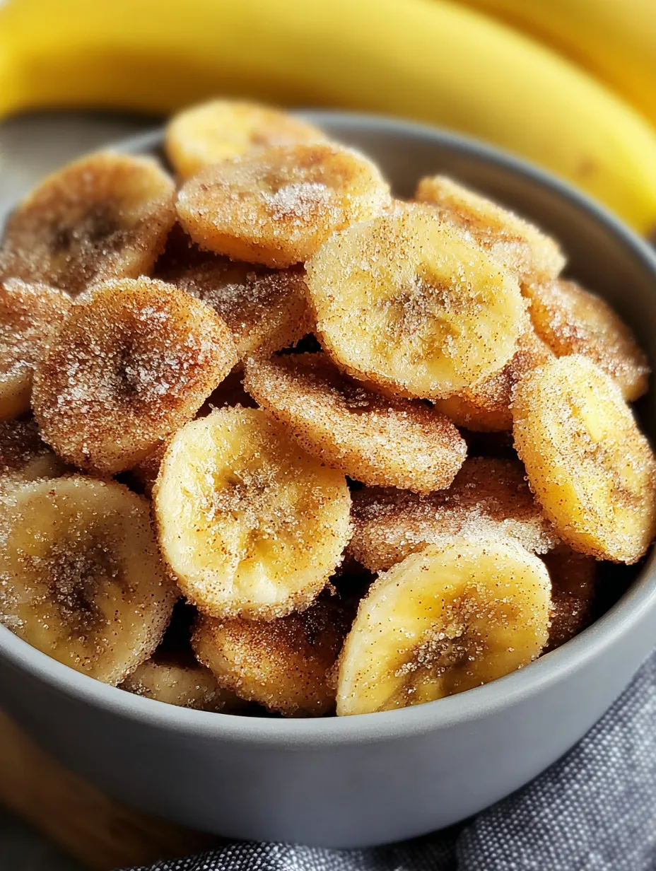A bowl of sugar coated banana slices.