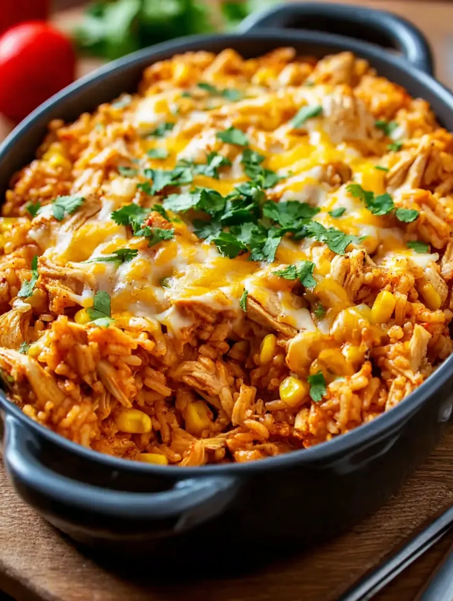 A bowl of rice and chicken.