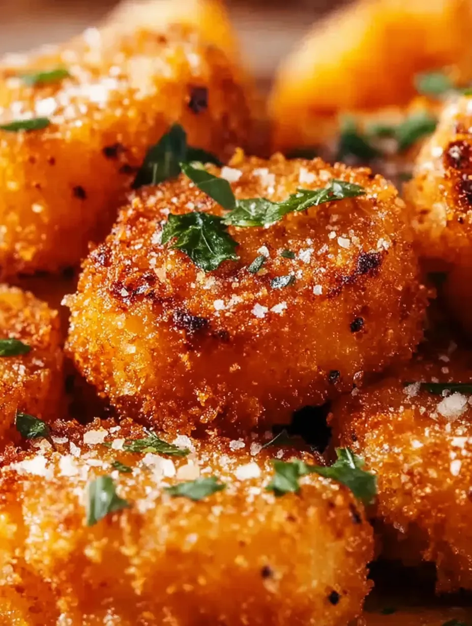 A close up of a fried piece of food.