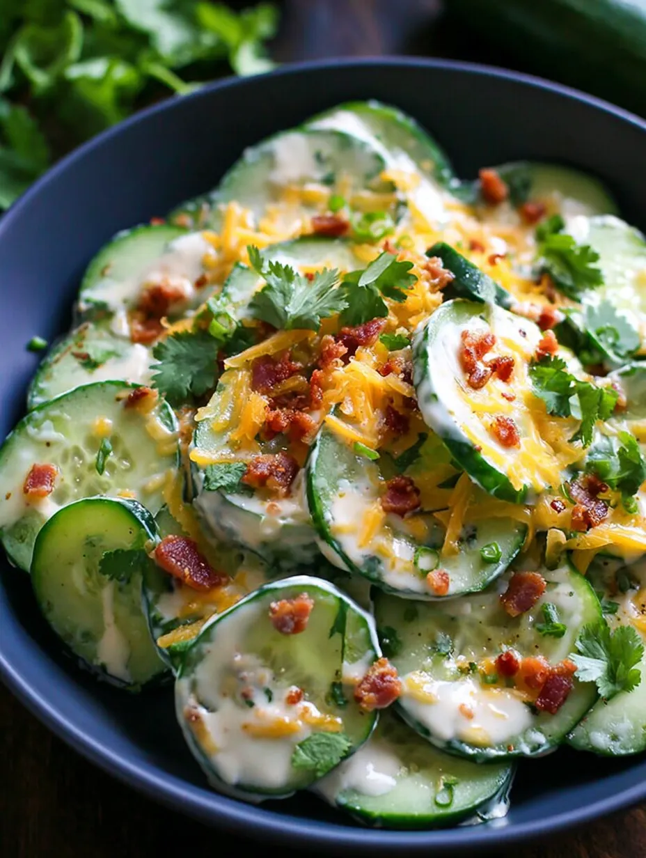 A bowl of food with cheese and bacon.