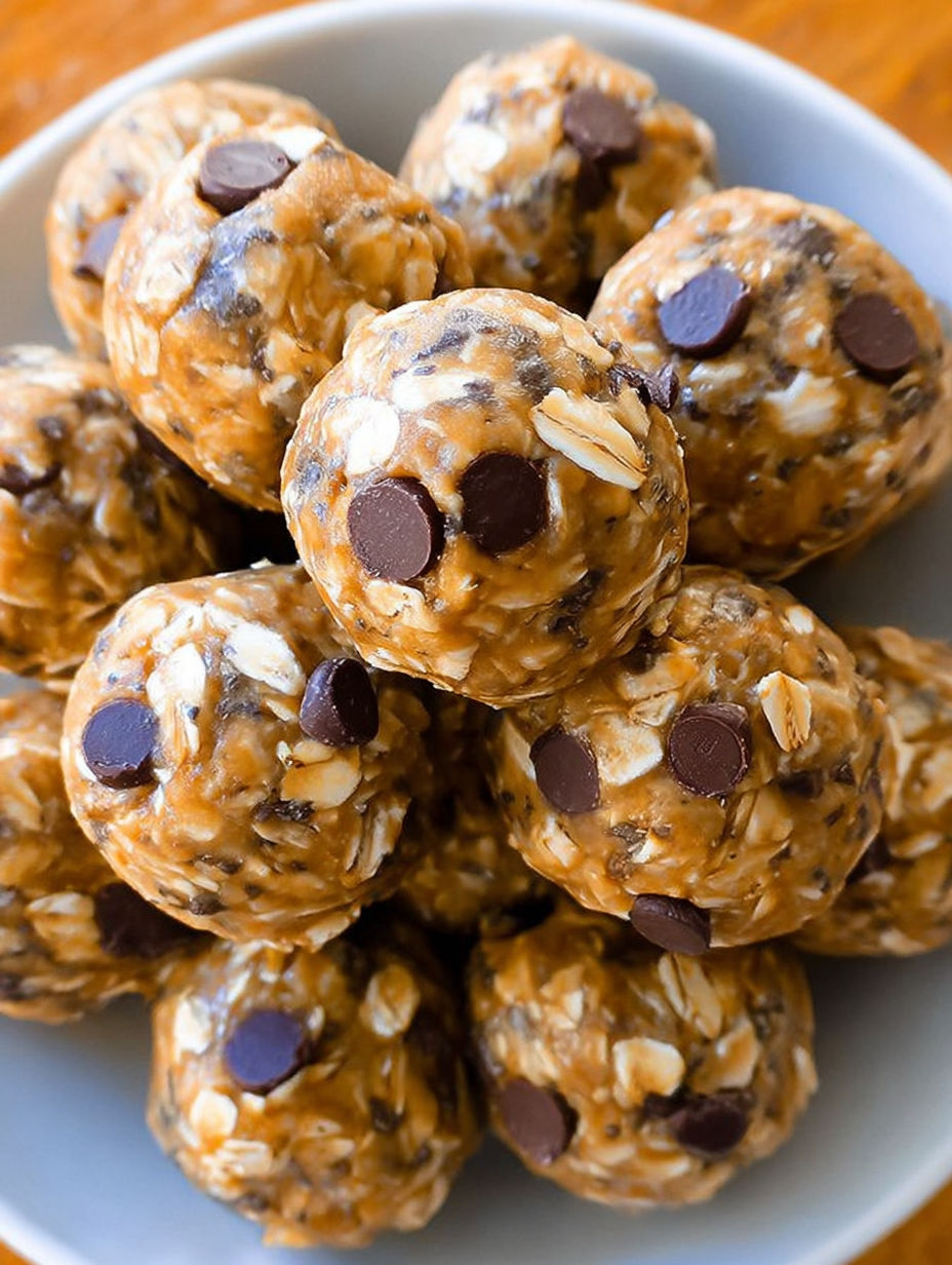 A bowl of energy balls.