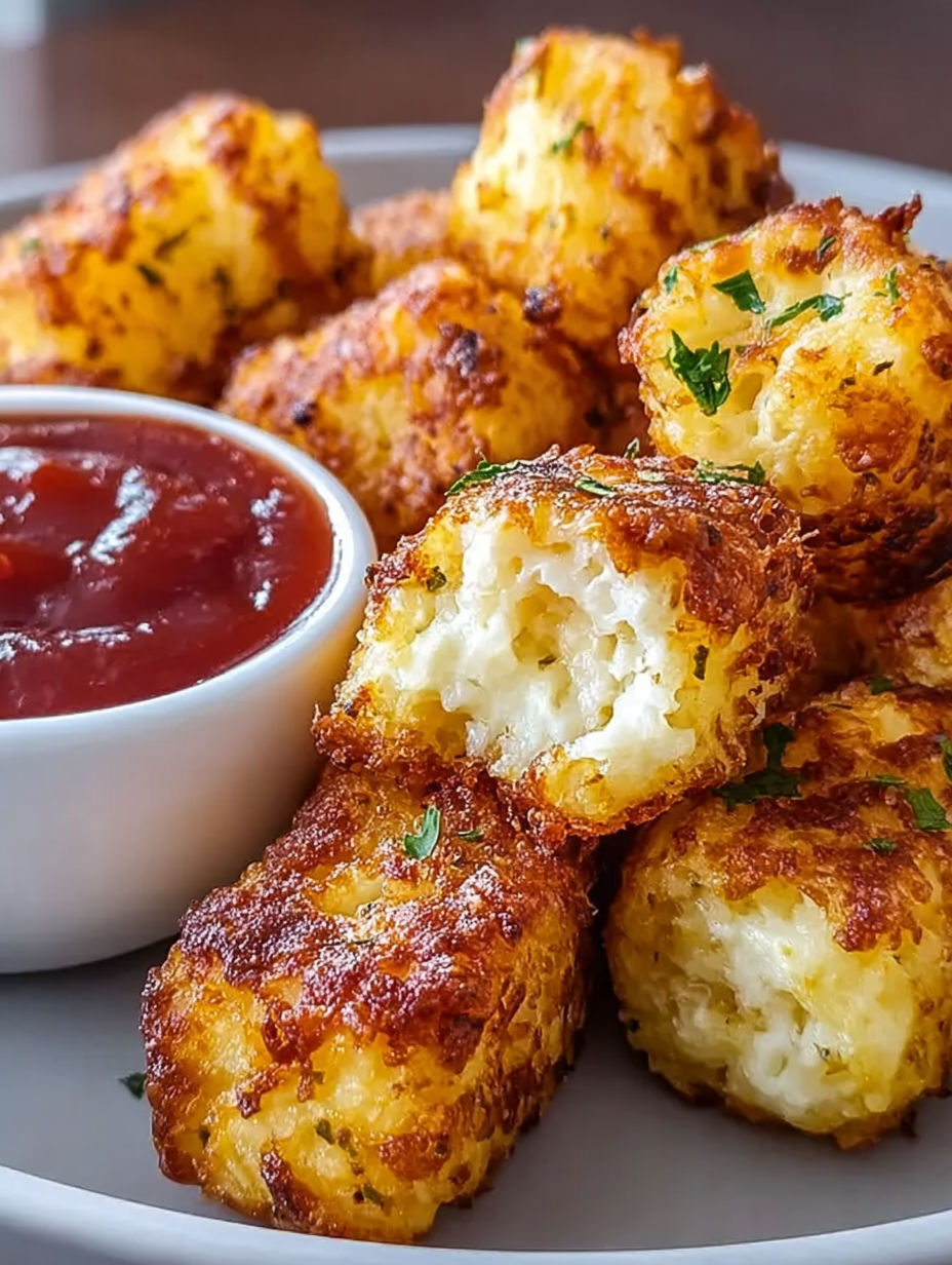 Two ingredient cottage cheese tots.
