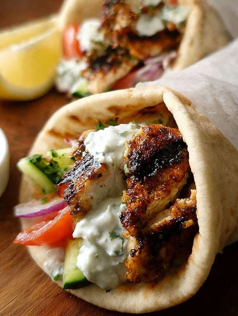 A sandwich with chicken and vegetables.