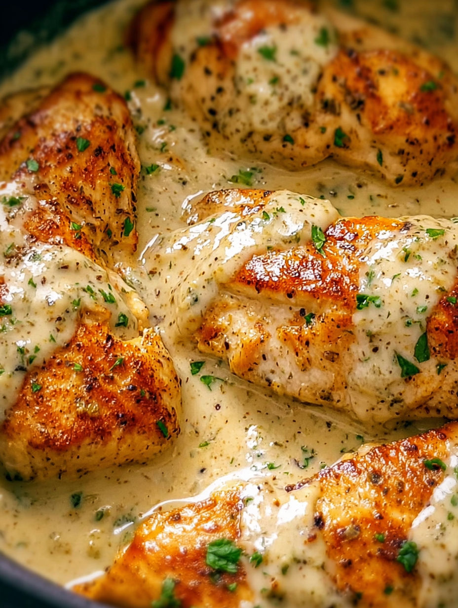 A close up of a piece of chicken in a crock pot.