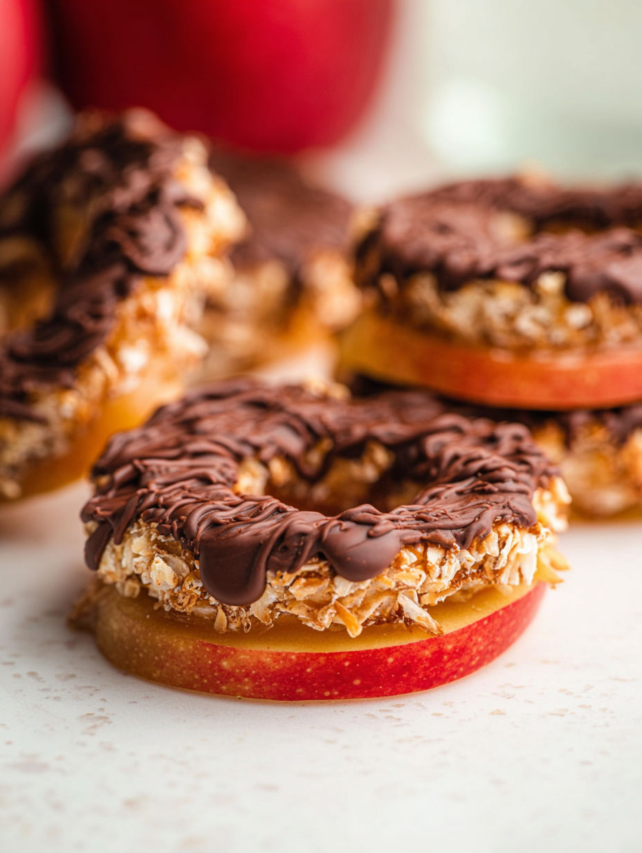 A chocolate covered apple samoa.