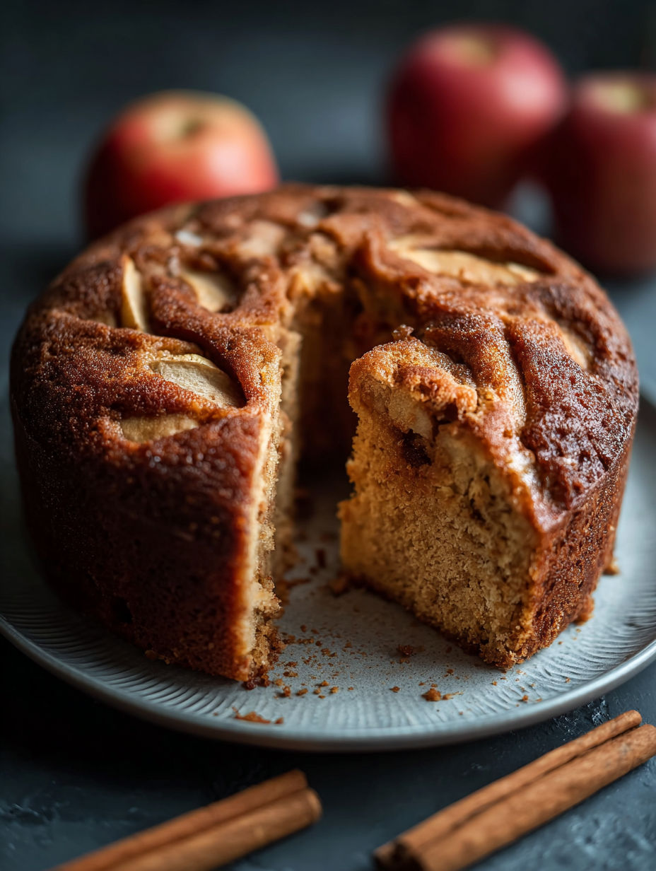 A slice of a cake with a dog on it.