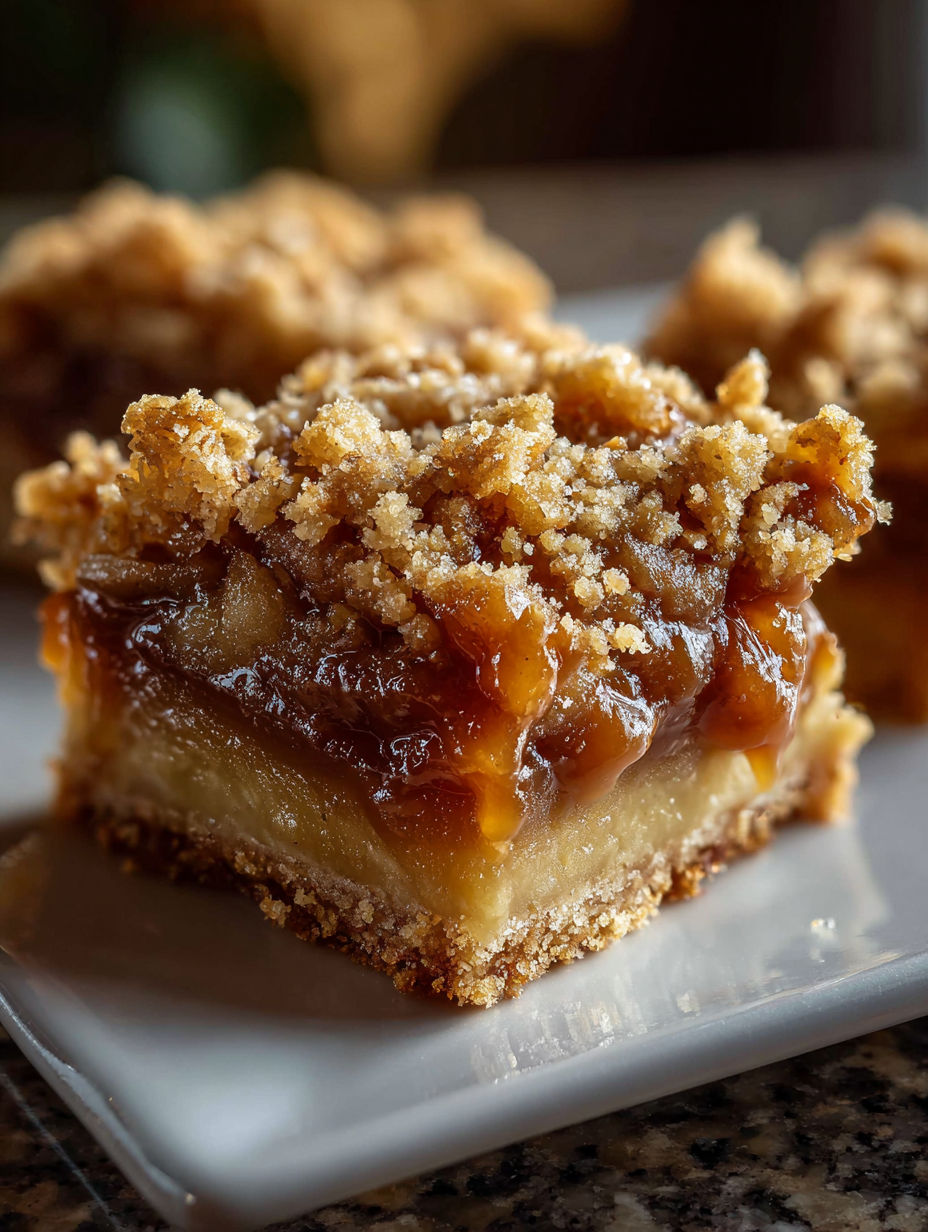 A close up of a delicious looking dessert.