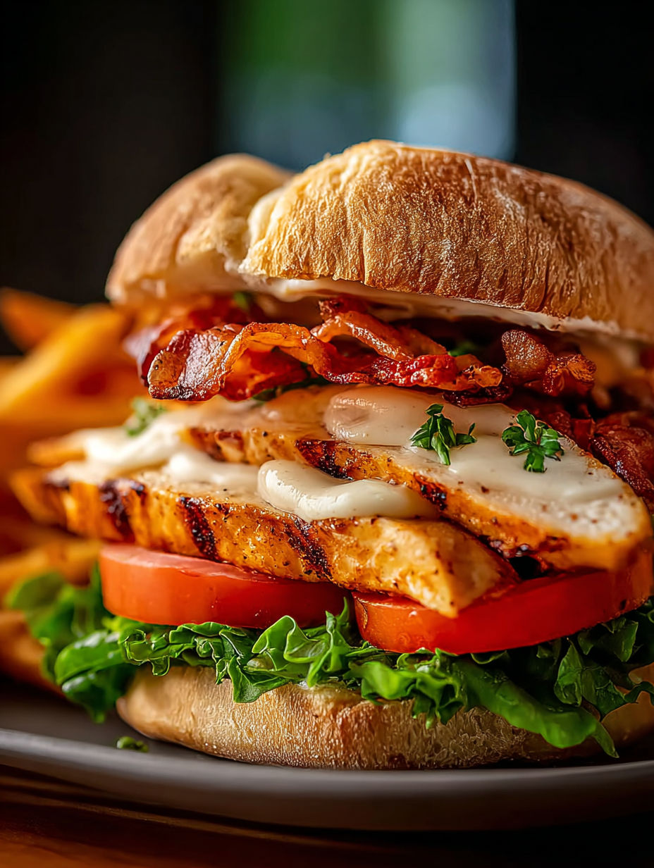 A Chick-fil-A Grilled Chicken Club Sandwich.