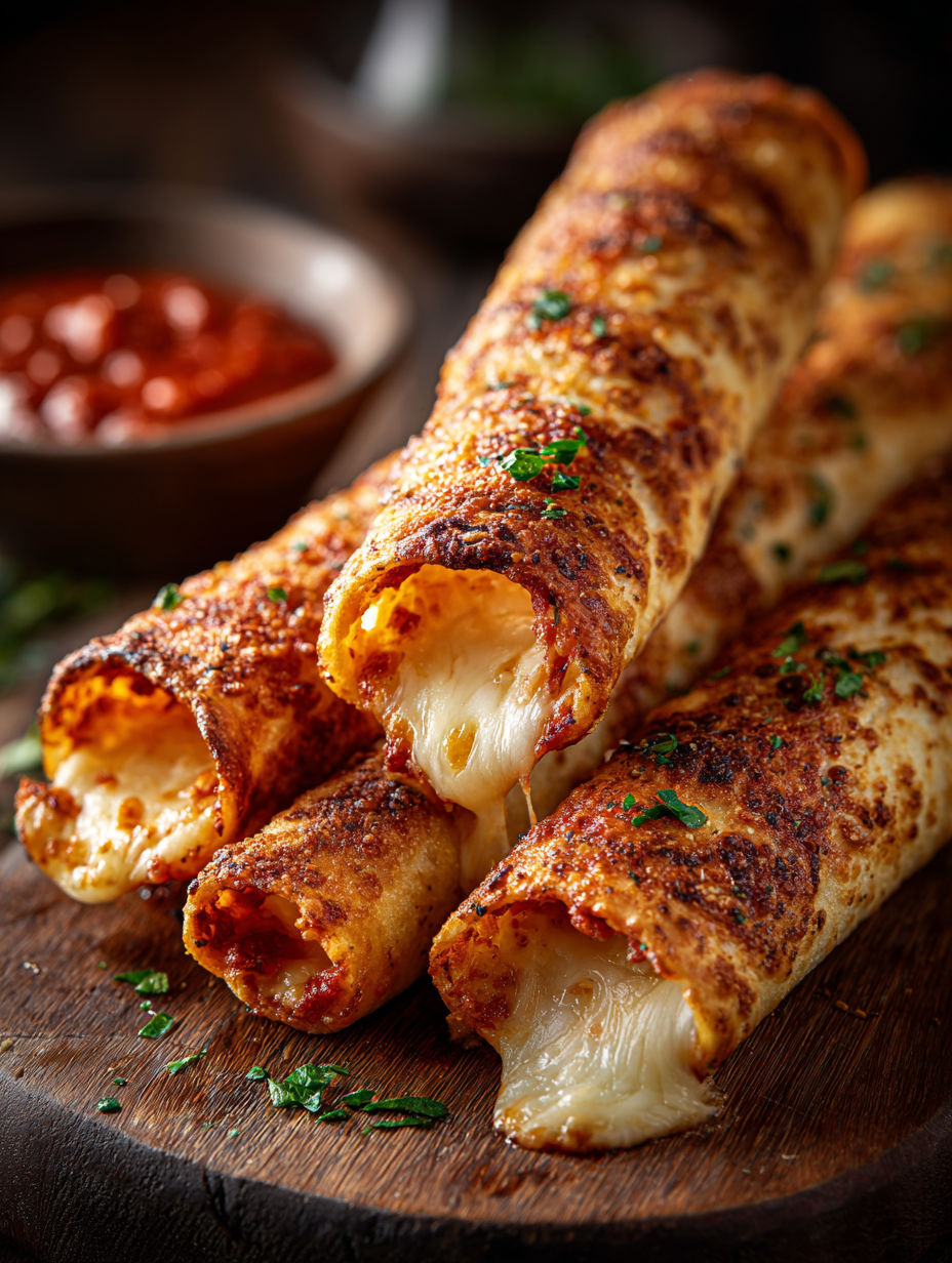 A bowl of sauce next to a plate of food.