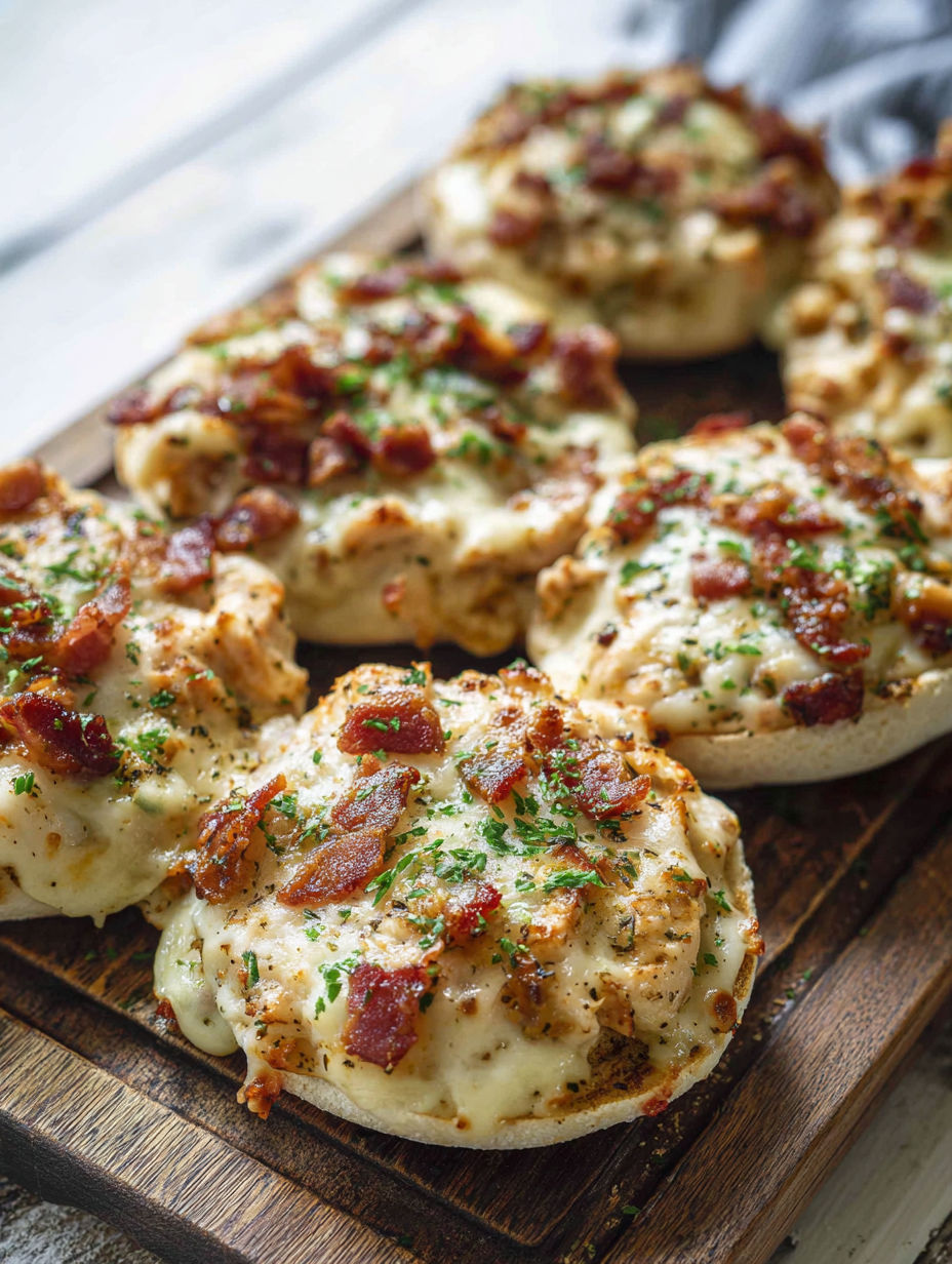Bacon and cheese on a wooden tray.