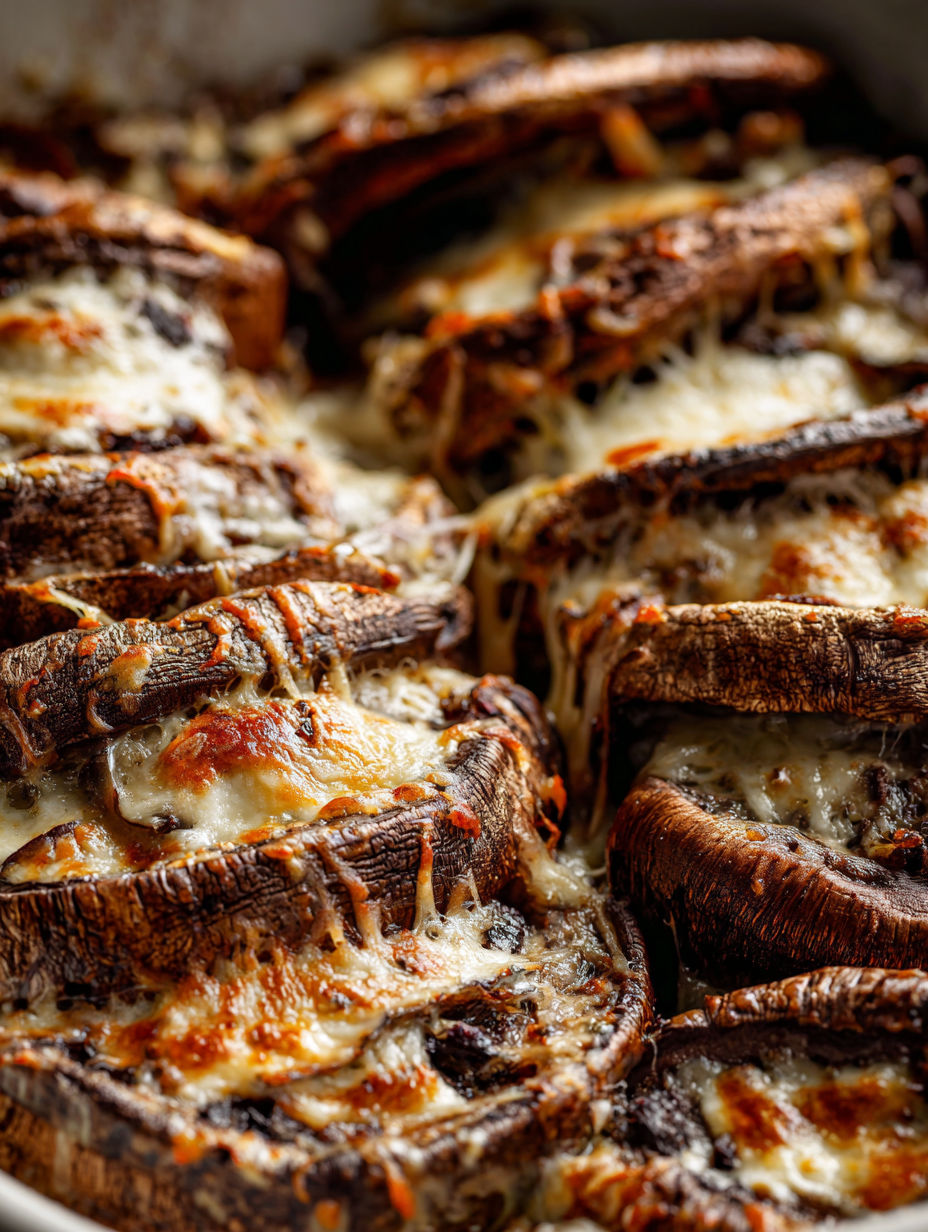 Scalloped Portobello Mushrooms.