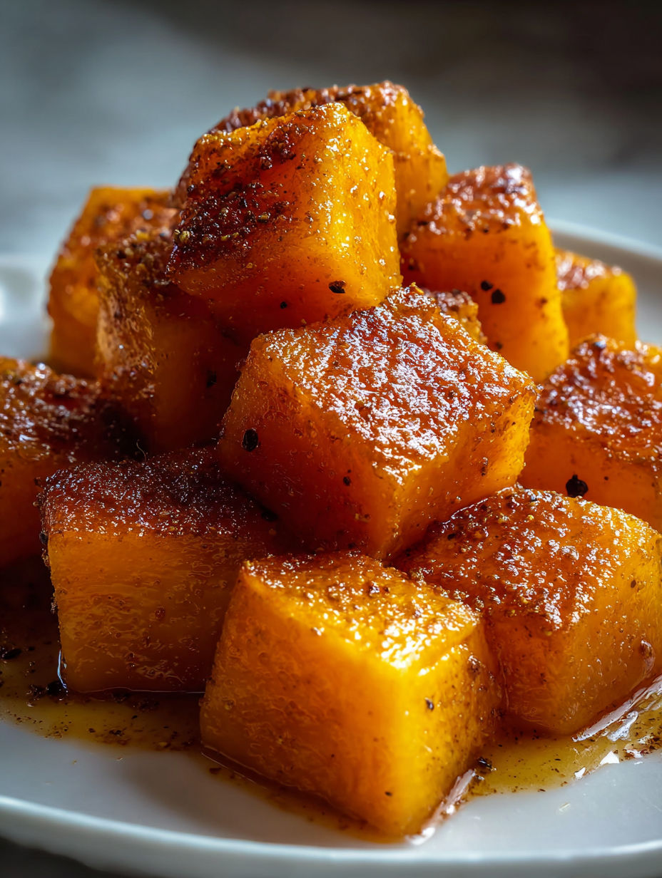 Brown sugar roasted butternut squash.