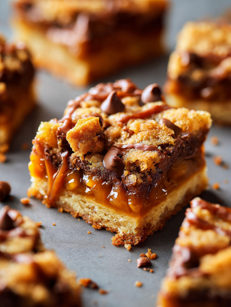 A close up of a chocolate chip cookie.