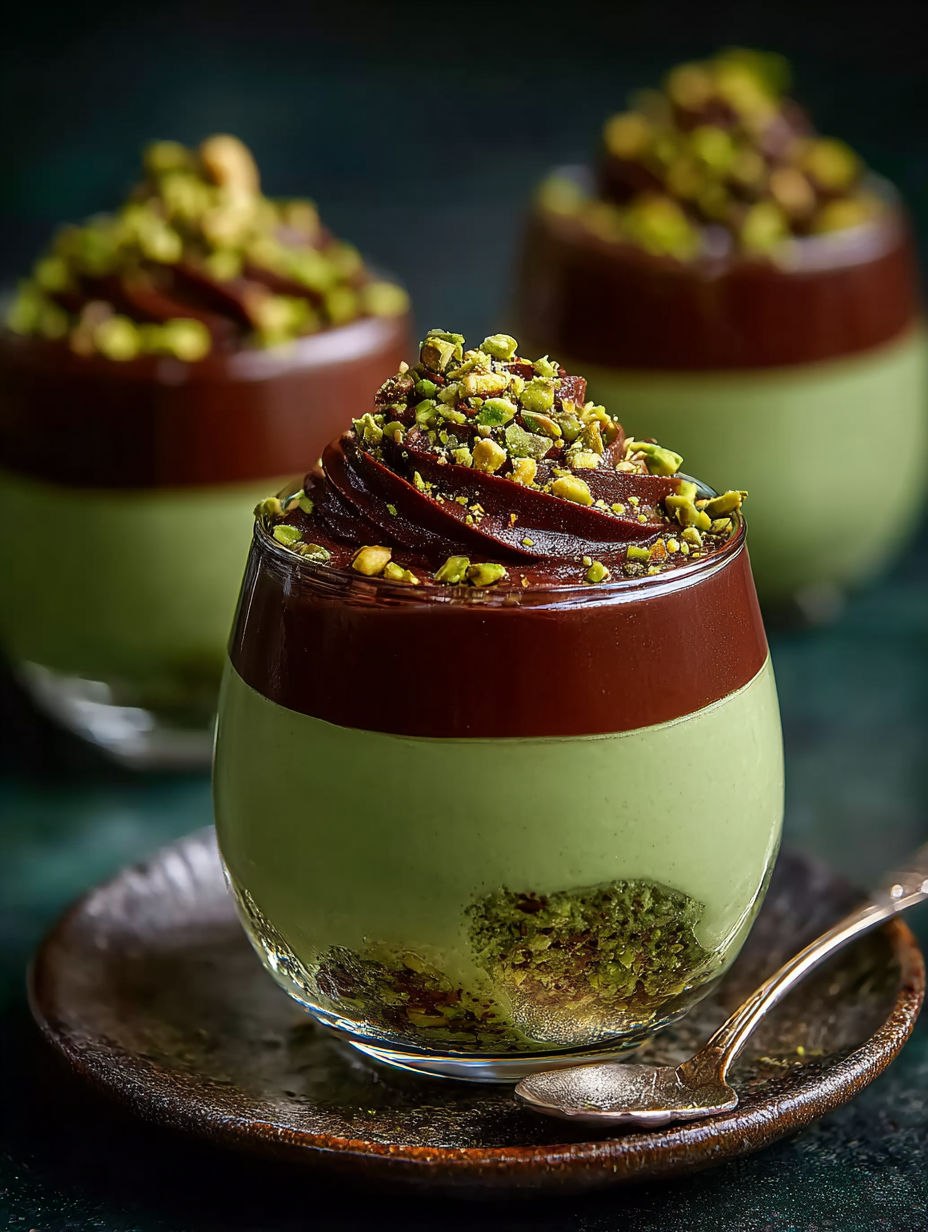 A close up of a delicious dessert.