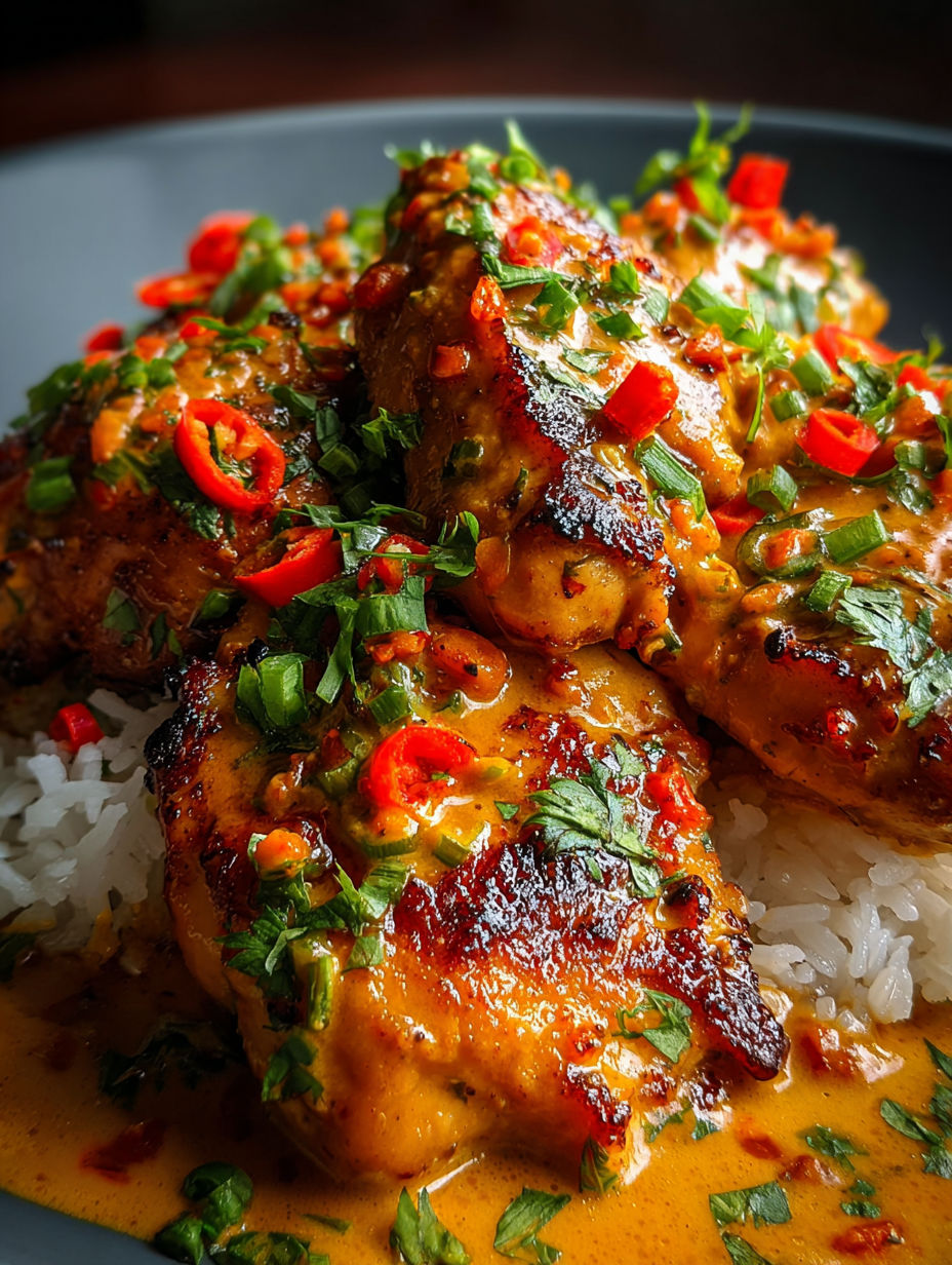 Spicy Brazilian Coconut Chicken.