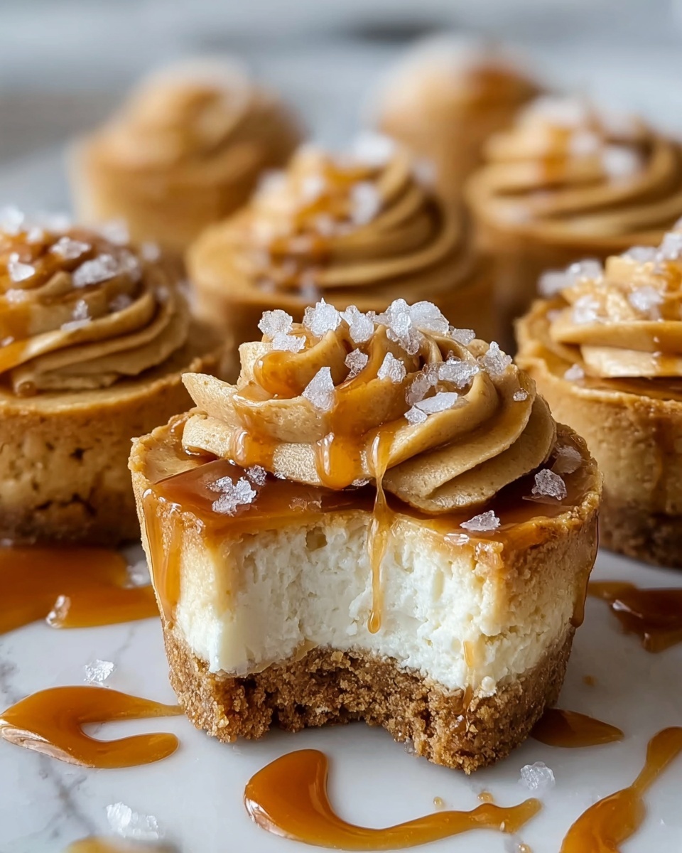 A plate of salted caramel cheesecake cookies.