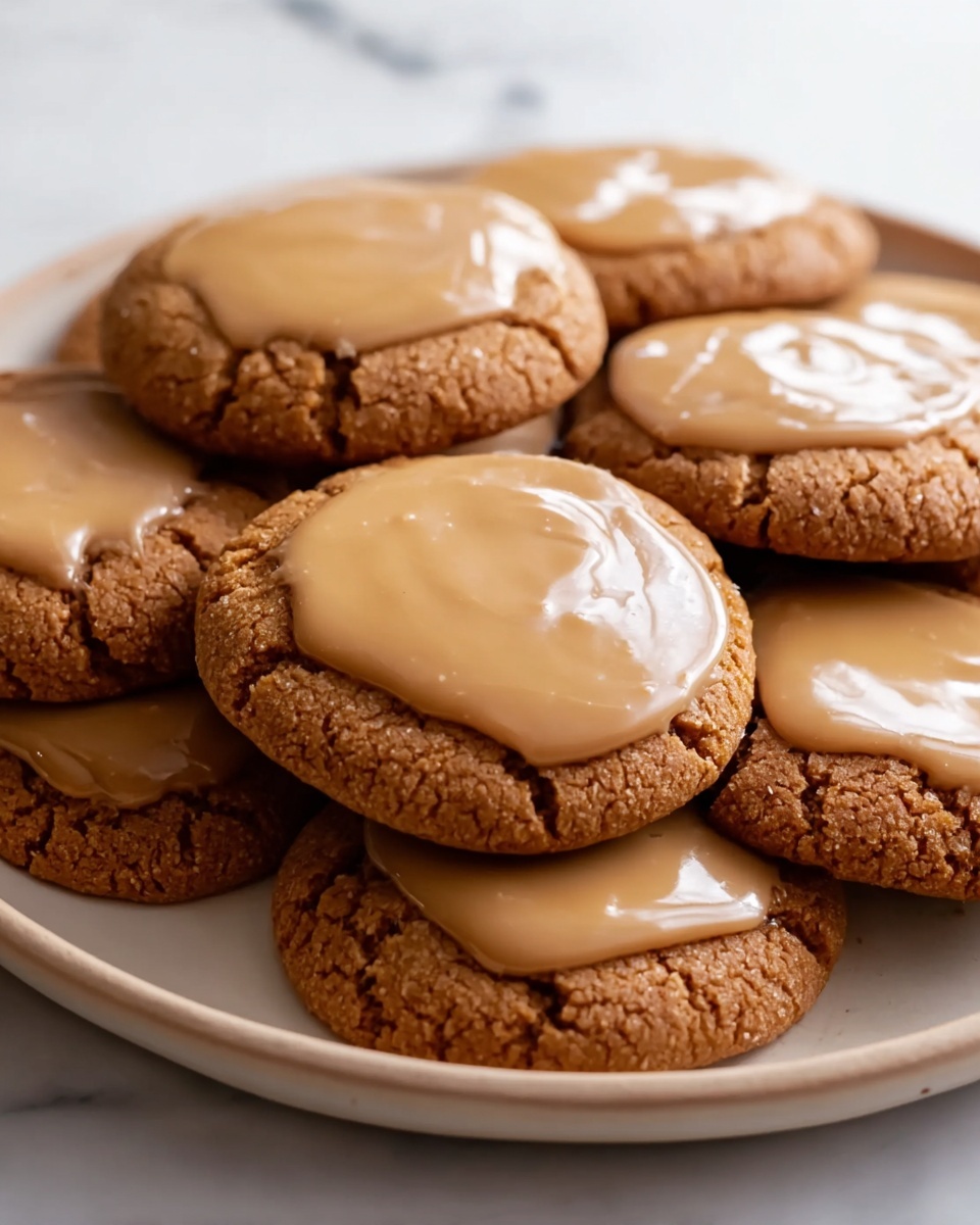 A plate of maple cookies.