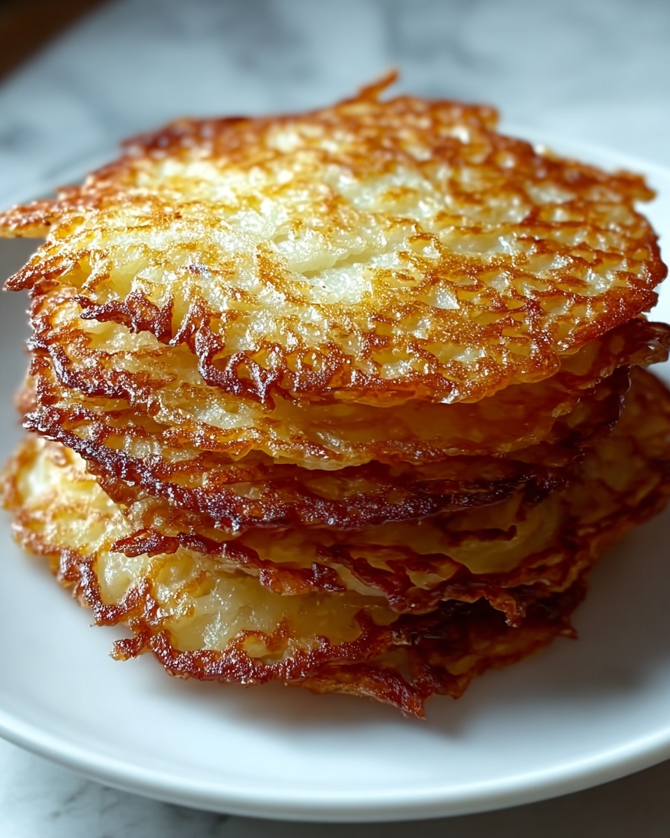 A stack of pancakes on a plate.