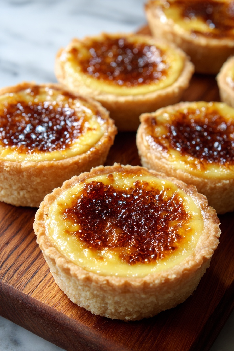 A close up of a delicious butter tart.