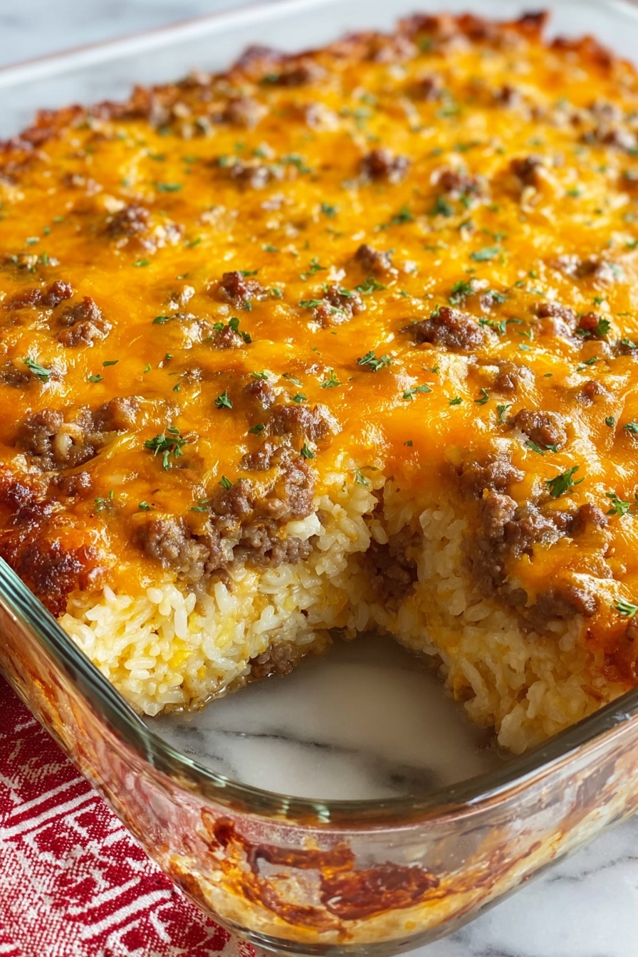 A slice of sausage hashbrown breakfast casserole.
