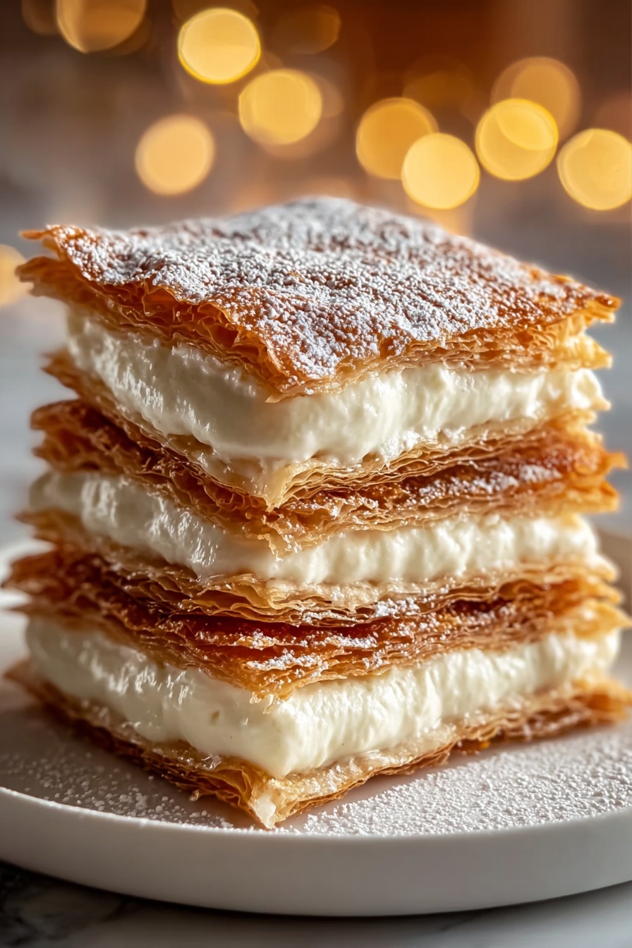 A stack of churro saltine toffee.