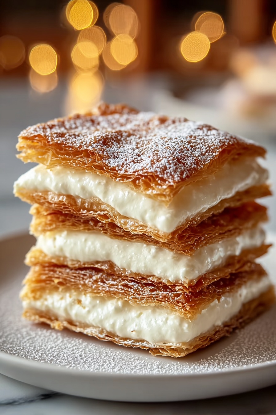 A stack of churro saltine toffee.