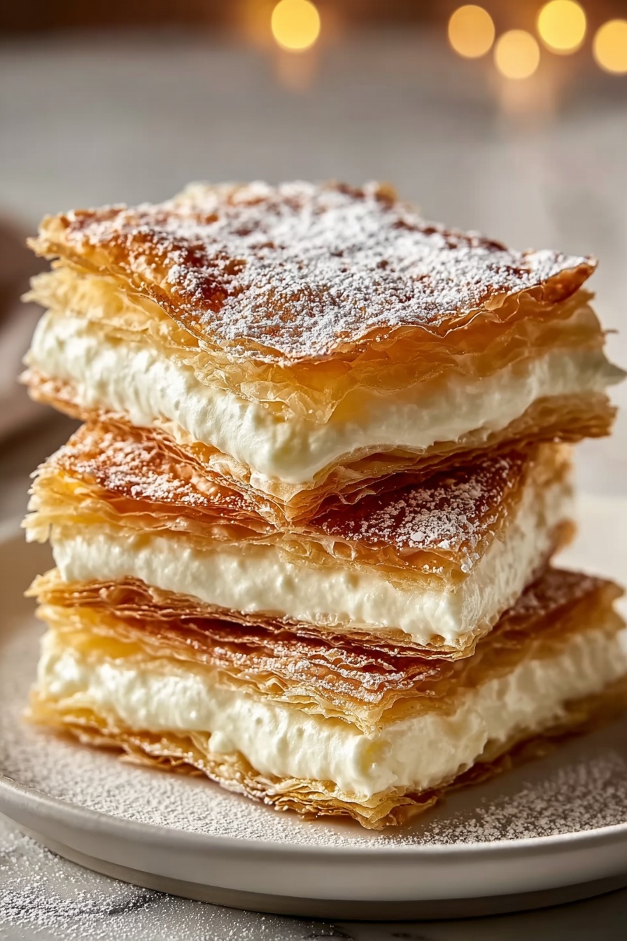 A stack of churro saltine toffee.