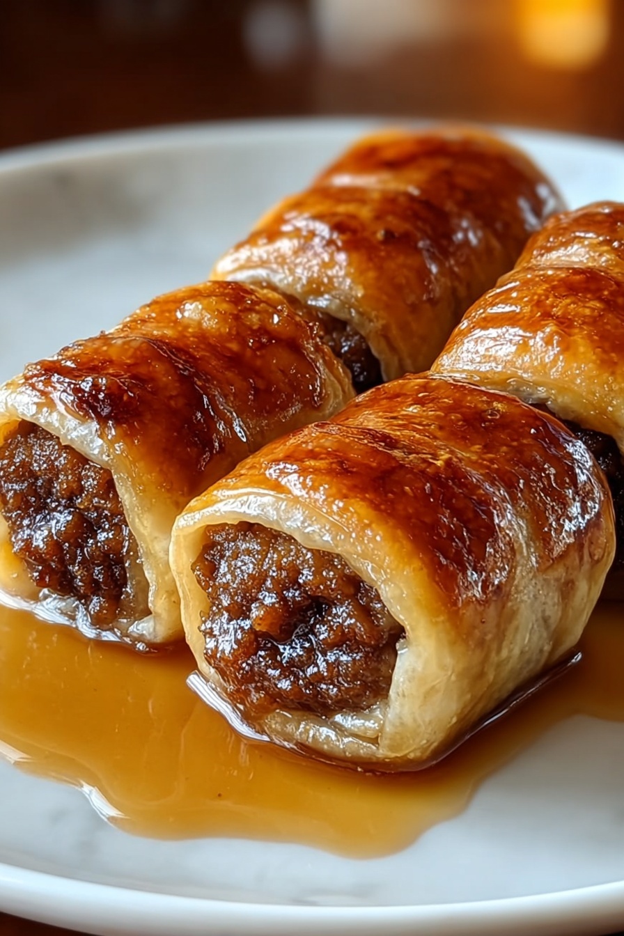 Sausage French Toast Roll-Ups.