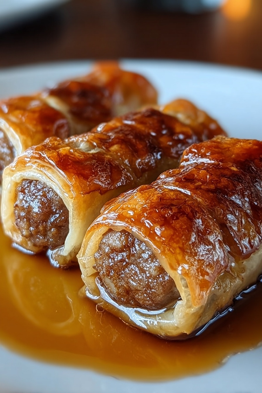 Sausage French Toast Roll-Ups.