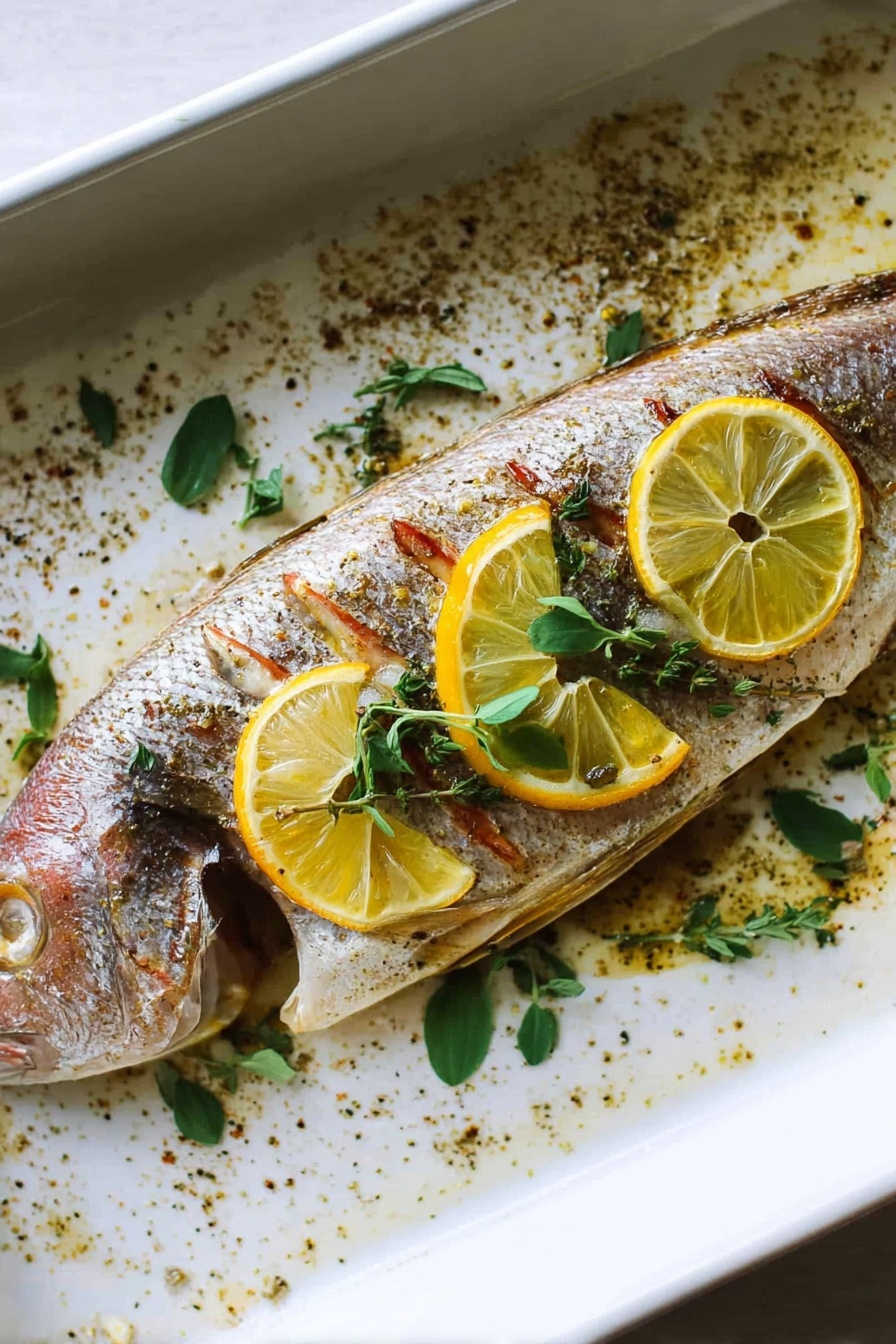 A rockfish with old bay seasoning on it.
