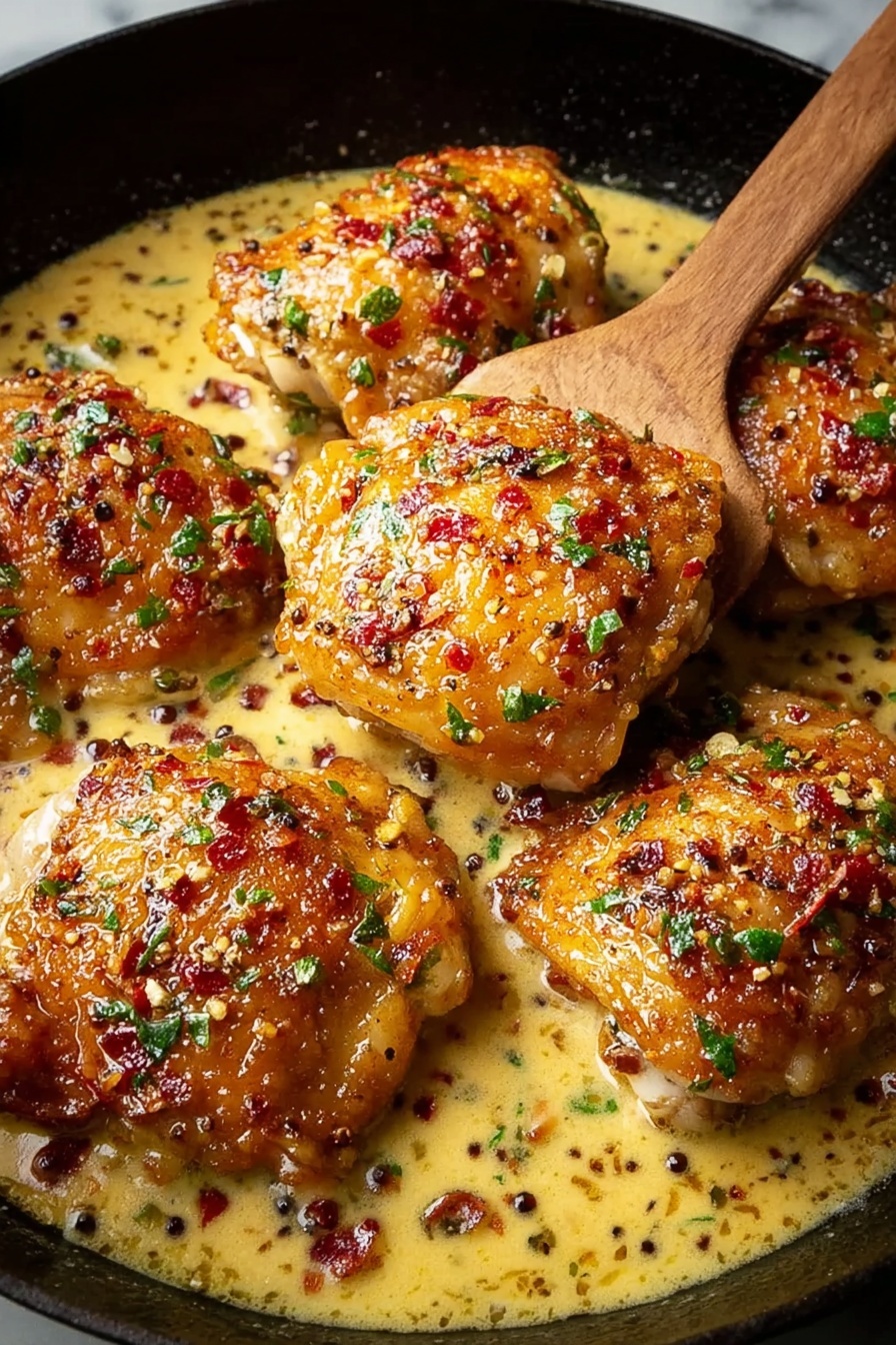 Chicken with a creamy coconut lime sauce.