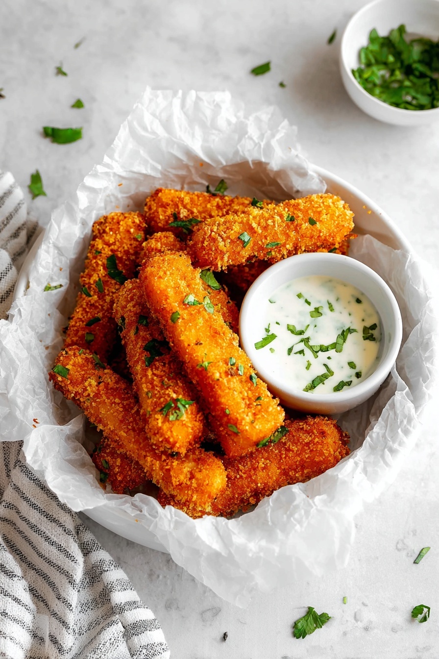 A bowl of buffalo tofu wings.